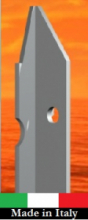 Paletto Recinzioni  a "T" in Ferro Zincato a Caldo-Sezione mm30X30X3,00- Altezza 175 cm