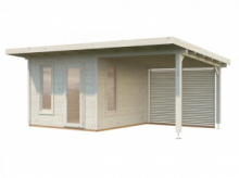 Chalet - Casa in Legno d' Abete Nordico(56mm) - cm 561x290 cm - ITALFROM 443