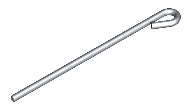 Grillo dritto in acciaio inox a2 - aisi 304 m6 x 13 mm. 2 pz