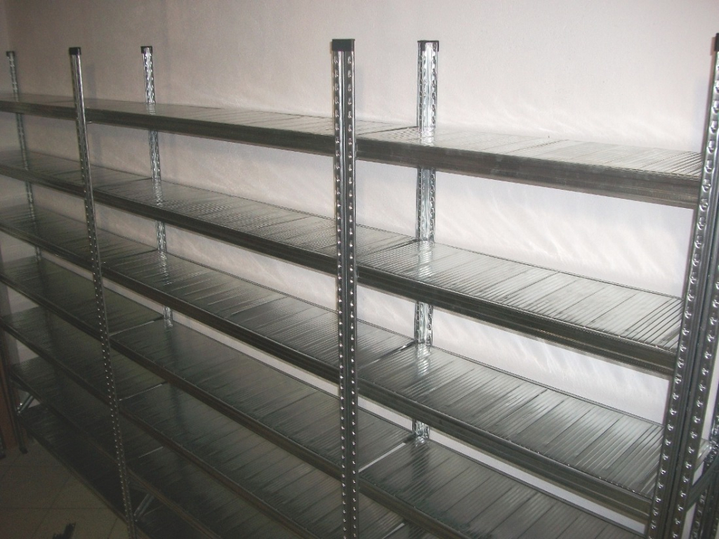 Scaffalatura Metallica Maciste - ALTA PORTATA - Scaffale In Metallo Zincato - 5 Ripiani- Portata 1.300 Kg (120x40x195h - Foto 3