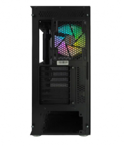 Case Atx NOUA Utopia F15 Black con frontale in Mesh e pannello laterale ...
