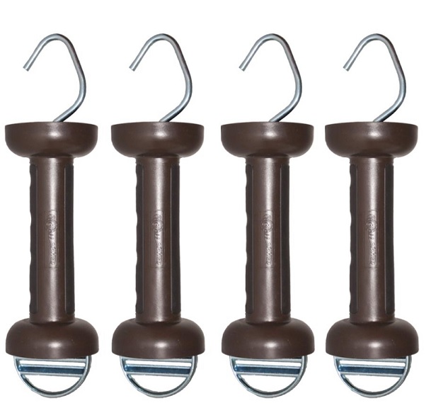 Maniglie Per Recinzioni Elettriche Da Pascolo - 5 Pezzi Con Aggancio Per Nastro - Foto 7