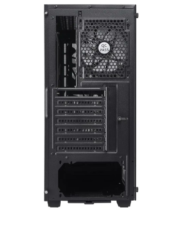 Case Atx NOUA Utopia F2 Black con frontale in Mesh e pannello laterale ...