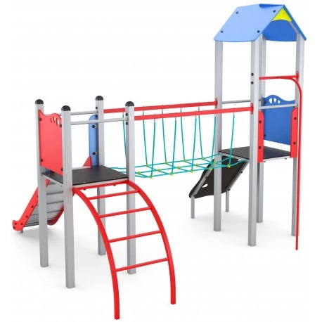 FATMOOSE Torre gioco TikaTaka con scivolo, torre da arrampicata con