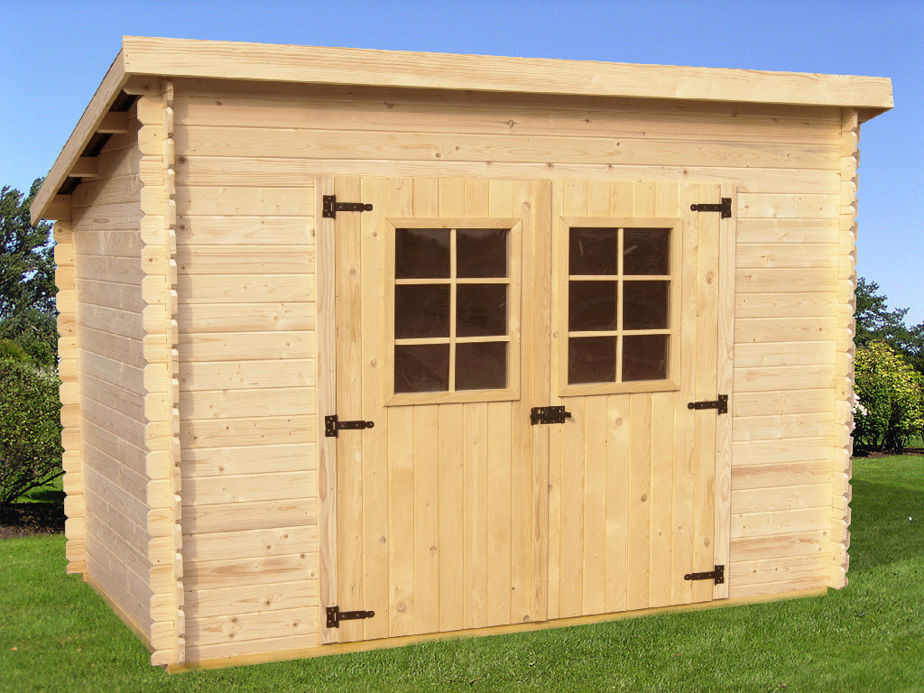 Casetta da Giardino Charente 3019 in Legno Massello non Trattato - cm ...