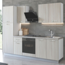 Cucina Laura Lusso 255 cm con Elettrodomestici