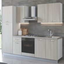 Cucina Laura 255 cm con Elettrodomestici