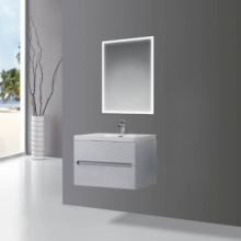 Mobile bagno sospeso Colore grigio chiaro 90x48x55