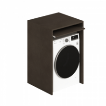 Laundry Coprilavatrice in legno 71x65x105 Colore fango