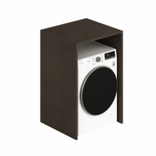 Laundry Copriasciugatrice in legno 71x65x105 Colore fango