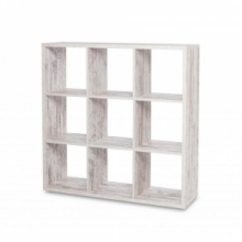 Libreria divisorio Max9 bianco consumato