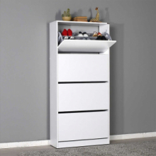 Scarpiera SHC540BY1 bianca con 4 scomparti