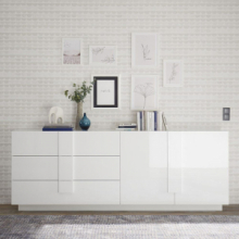 Madia Kliata 241colore bianco laccato lucido