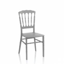 Sedia Glinda in polipropilene argento