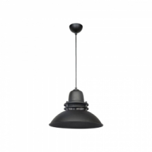 Lampada a sospensione Tibet nera stile industriale