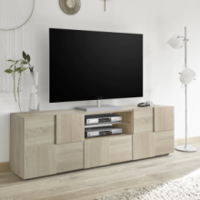 Base tv Artica rovere due ante e un cassetto