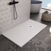 Piatto doccia in marmo resina Bianco pietra cemento PEGASO Dimensioni  120x160