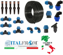 .Kit Irrigazione Italfrom per Microirrigazione Interrata fino a 50 Mq