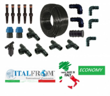 .Kit Irrigazione Italfrom Economy per Microirrigazione Interrata fino a 50 Mq