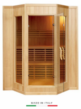 Sauna Finlandese per 4 Persone cm 200 x 175 x 200 - PR-S04