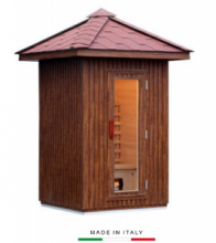 Sauna Infrarossi da Esterno per 2 Persone cm 156 x 141 x 250 - PR- H02