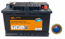 Batteria GALLAGHER Premium Turbo AGM 12 V/75 Ah per Elettrificatori e Recinti Elettrici
