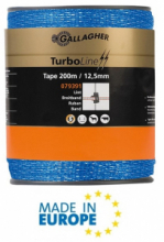 Nastro TurboLine 12,5 mm Blu L.200 m GALLAGHER per Recinzioni Elettriche
