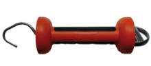 Maniglia Isolante Soft Touch Arancio per Nastro/Fettuccia (Acciaio Inox) GALLAGHER per Recinzioni Elettriche