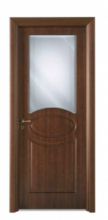 PORTA A BATTENTE IN LEGNO LINEA CLASSICA MODELLO IRENE GLASS