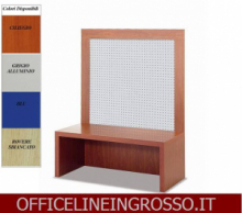 SCHIENALE (H.140) BLISTERATO CON PANCA DIMENSIONI( 104X46X h140) SERIE GLASS  PRODUZIONE ITALIANA