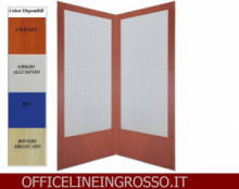 SCHIENALE (H.218) CON PANCA IN LAMIERA FORATA PER BLISTER  dimensioni( 90X90X h218) SERIE GLASS  PRODUZIONE ITALIANA