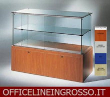 BANCO VENDITA ANTINE SCORREVOLI IN VETRO TEMPERATO  DIMENSIONI:(120x55x h91 cm)  SERIE GLASS PRODUZIONE ITALIANA