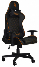 Sedia Ufficio/Gaming NOUA KUI K7 Nero/Arancio con Braccioli 2D e Schienale Inclinabile