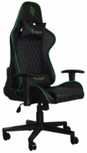 Sedia Ufficio/Gaming NOUA KUI K7 Nero/Verde con Braccioli 2D e Schienale Inclinabile