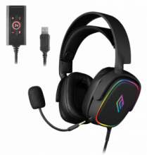 Cuffie Gaming NOUA BANSHEE USB RGB con Microfono Flessibile Staccabile & Audio Surround Virtuale 7.1