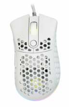 Mouse Gaming Ottico USB NOUA MYST Bianco RGB Pixart 3325 con 7 Tasti 10000DPI Regolabili