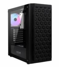 Case E-ATX NOUA Oryx con frontale in Mesh e pannello laterale in vetro temperato.