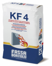 Intonaco Protettivo Antincendio FASSA KF 4 a Base di Calce, Cemento e Perlite per Interni ed Esterni - Sacco da 25 kg