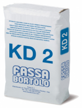 Intonaco di Fondo Fibrorinforzato FASSA KD 2 a Base di Calce e Cemento per Interni ed Esterni - Sacco da 25 kg