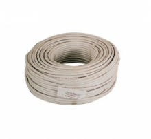 CAVO ELETTRICO SEZ. 3X0,75 BIANCO H05VV-F - 100 M