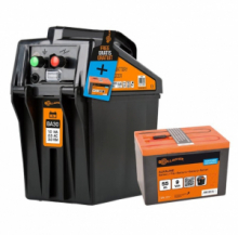 Elettrificatore a Batteria GALLAGHER BA30 9V/0,25 J per Recinzioni Fino a 4 Km Con Batteria Inclusa In Omaggio