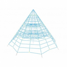 Piramide In Corda Costituita Da Funi Intrecciate h 450 cm