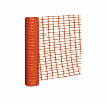 Rotolo Di Rete Per Delimitazione Cantiere Leggera Arancione - Maglia 100x26 mm