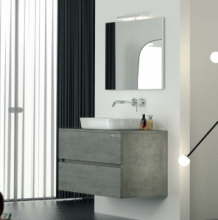 Composizione 4 Pz Arredo Bagno Modello Bali Light Top 60cm Disponibile In Diversi Colori