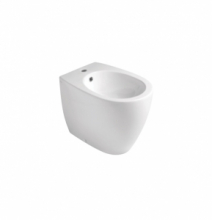 Bidet Clean Monoforo Filo Muro Scarico A Terra - 52x35,5 cm