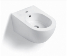 Bidet Sleek Sospeso Monoforo in Ceramica - 54x36 cm