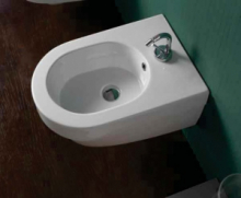 Bidet Athena Sospeso Monoforo in Ceramica - 54x36 cm