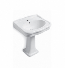 Lavabo Old Italy in Ceramica Con o Senza Colonna - 72x59 cm