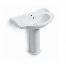 Lavabo Harmony in Ceramica Con Colonna - Disponibile in diverse misure