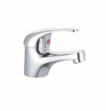 Miscelatore Lavabo Bagno Monocomando Roma Serie Star Finitura Cromata